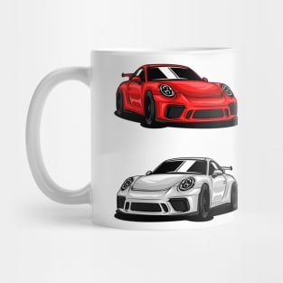 X4 Porsche 911 Car Mug